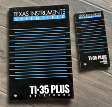 Texas Instruments 1986 Guide Books Quick Reference TI-35 Plus Vintage-NEW picture