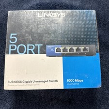 Linksys LGS105 5-Port Gigabit Unmanaged Switch 1000 Mbps Ethernet picture