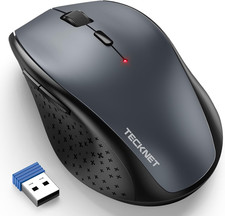 Wireless Mouse, 2.4G USB Computer Mouse with 6-Level Adjustable 4800 picture