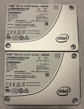Two intel 480g SSD 95% health DC S3520 Series SATA (USA) picture