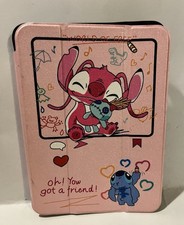 Disney 5 1/2” X 7 1/2” Case Cover  Front Lilo And Stitch W/Angel picture