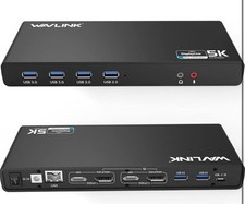 Wavlink WL-UG69DK1 USB-C Ultra 5k Universal 15-1 Docking Station NEW picture