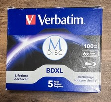 Verbatim M-DISC BDXL 100GB (6X Write Speed) - Five-Pack picture