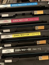 EZInk 206X Compatible Toner 4-Pack W2110X W2111X W2112X W2113X CMYK picture