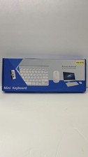 NEW Wireless Mini Ultra thin Keyboard & Mouse Black picture