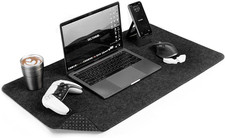 Felt Desk Pad Large 18x32 Inch Anti-Slip Anti-Fray Protective Mat for PC Mac picture