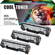 3PK Premium CF248A Toner Cartridge For HP 48A Laserjet Pro M15W M29W M28W MFP picture