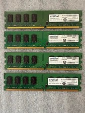 4 PCS. = 8 GB Crucial PC6400 2 GB 800 MHz DDR2 Memory (CT25664AC800) picture