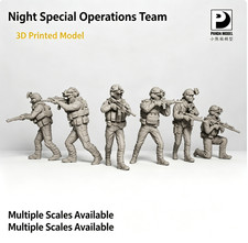 1/72/64/56/35/48 Night Special Operations Team Unpainted Model 3D Printed picture