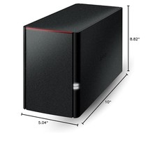 BUFFALO LINKSTATION 220 8TB PERSONAL CLOUD NAS STORAGE W/ HARD DRIVES INCLUDED picture