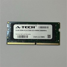A-Tech 32GB DDR4-2666 PC4-21300 260-Pin SO-DIMM Laptop RAM (1x32GB) picture