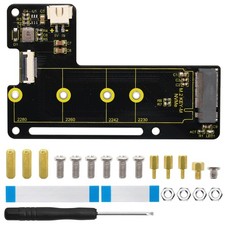NVMe SSD PCIe M.2 HAT Peripheral Board Fits Raspberry Pi 5 2280/2260/2242 picture