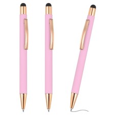 PATIKIL Ballpoint Pen with Stylus Tip, 3Pcs 2 1 Count (Pack of 3), Light Pink  picture
