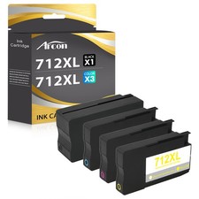 712XL Ink Cartridges Compatible Replacement for HP 712XL 712 Ink Cartridges 4pk picture