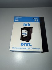 Open Sealed Onn. Ink Black 63 1 Cartridge Compatible With HP EXP 10/2026 picture