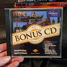 Transparent Language Bonus CD Language Software CD PC & Mac (1998) M8-P80 picture