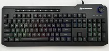 IBUYPOWER ARES M2 RGB BACKLIT USB WIRED GAMING KEYBOARD - BLACK picture