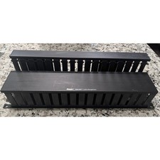 (1) PANDUIT WMPHF2 Cable Management System Black Metal. picture