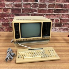 Radio Shack TRS-80 Model 4P Computer w Keyboard - Powers On- For Parts Or Repair picture