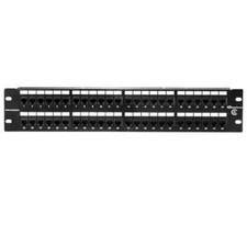 Hellermann Tyton PP110C648 Universal 48 Port Patch Panel 2U HellermannTyton blk picture
