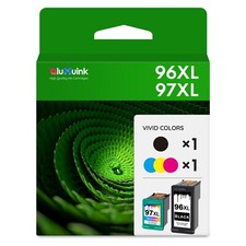 96 XL 97 XL Ink Replacement for HP DeskJet 740 5740xi  (2PK, 1Black +1Tri-Color) picture