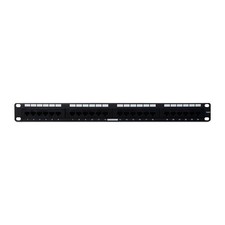 Wirepath WP-CAT6-PP-24 24-Port Rack Mount RJ45 CAT6 Patch Panel picture