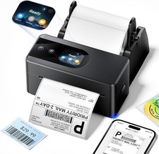 Phomemo Thermal Label Printer Touchscreen Shipping Label Printer with Stand LOT picture