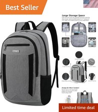 17-Inch Water-Resistant Travel Laptop Backpack - Anti-Theft Ergonomic Design picture