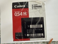 Canon 054H Yellow High Capacity Toner Cartridge Genuine NEW Sealed CRG-054HYEL picture