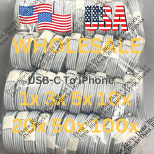 Wholesale Lot Fast Charger PD USB C/Type-C Cable For iPhone 14 13 12 11 XS XR 8 picture