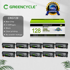 GREENCYCLE 10PK CRG128 Toner Cartridge Fits for Canon ImageClass D530 L100 D550 picture