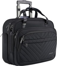 VANKEAN Rolling Laptop Bag with Wheels, 15.6 Inch Rolling Briefcase for Women picture