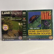 Sierra Land Designer 3D Version 4.0 Big Box 1998 PC Factory Sealed Retro Vintage picture