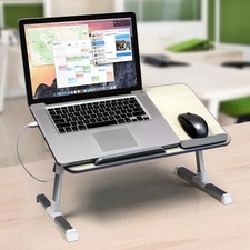 Aluratek ACT01F Adjustable Ergonomic Laptop Cooling Table with Cooling Fan picture