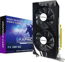 Graphics Card Radeon RX 580 8GB GPU, New/Unopened, Fast PC Gaming/Office Work. picture
