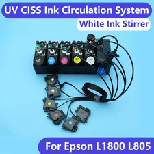 UV DTF System CISS White Ink Circulation System For Epson L805 L1800 L800  picture