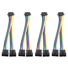 ARGB Splitter Cable, 4 Pcs Fan RGB Extension Power Cord with 6Pin Splitter Cable picture