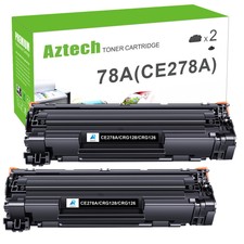 2 x Black CE278A Toner Cartridge For HP 78A LaserJet Pro M1536DNF M1536N P1606 picture