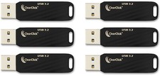 ClearClick 64GB USB 3.2 Flash Drives with USB-A and USB-C Compatibility (6-Pack) picture