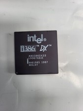 INTEL i386 DX A80386DX33 MICROPROCESSOR. TRACKED POSTAGE picture