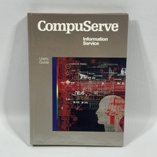 CompuServe Information Service Users Guide Manual Spiral Vintage 1986 CS-597 picture
