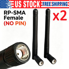2-Pack RP-SMA Antenna for WiFi 2.4GHz 5Ghz Wireless Router or Card Female Pin picture
