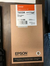 OEM EPSON T6532 and T653A 200 ml Inks for PRO 4900 Printer, New in Box picture