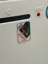 IBM OS2 OS/2 WARP OS Custom Vintage Computer Case Badge Sticker CLEAR or WHITE picture
