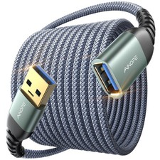 AINOPE USB Extension Cable 10FT,USB Extender,USB 3.0 10FT, Grey picture