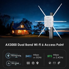 WAVLINK AX3000 High Power WiFi6 Long Range Outdoor Dual Band 2.4G+5G WiFi Mesh picture