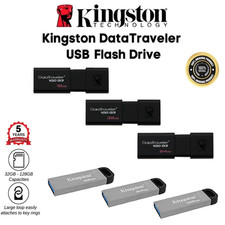 Kingston UDisk DTKN USB3.2 DT100 G3 USB 3.0 Flash Drive Storage Memory Stick Lot picture