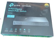 TP Link Omada SG2210P 10 Port Gigabit Smart Switch With 8 Port PoE+ New Sealed picture