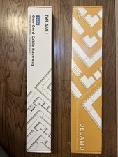 Two Delamu Cable Hider CC03 White New In Box Never Opened Never Used picture