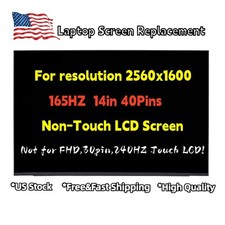 165HZ For Lenovo ThinkPad P1 Gen 5 21DC005XUS 21DC0063US QHD 40pins LCD Screen picture
